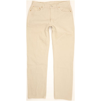 Levi's 501 Men Beige Straight Regular Jeans W35 L34