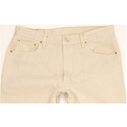 Levi's 501 Men Beige Straight Regular Jeans W35 L34