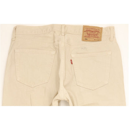 Levi's 501 Men Beige Straight Regular Jeans W35 L34