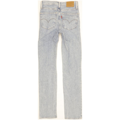 Levi's 724 Women Blue Straight Slim Stretch Jeans W24 L29