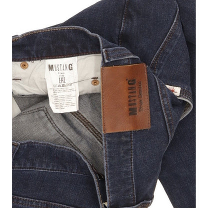 Mustang Frisco Men Blue Skinny Slim Stretch Jeans W31 L28