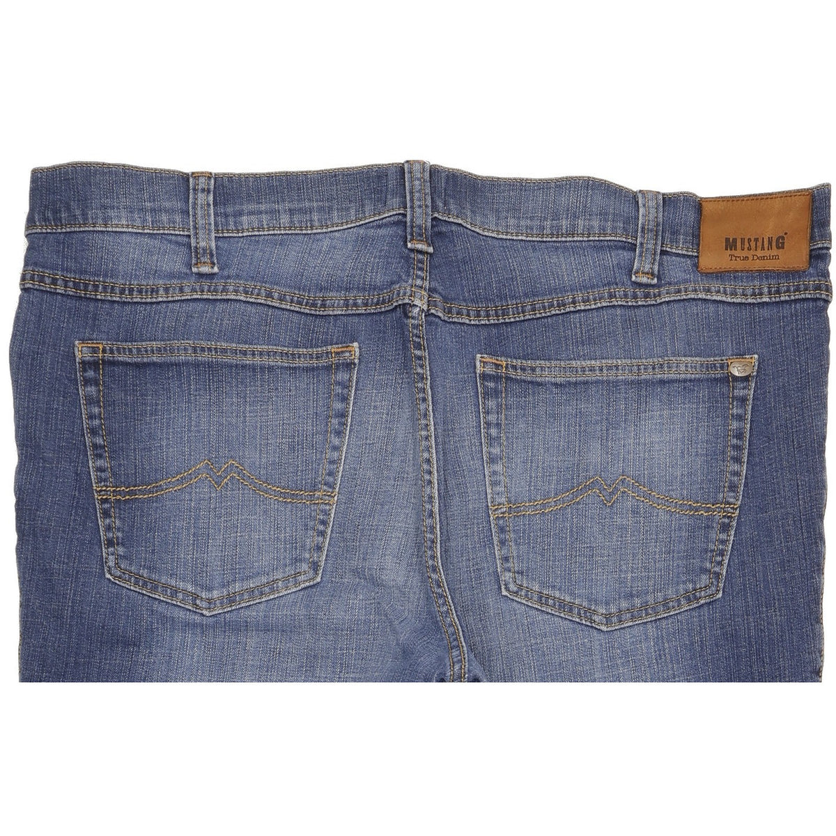 Mustang Tramper Men Blue Straight Regular Jeans W42 L26