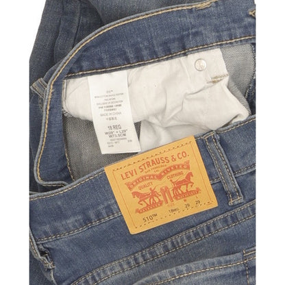 Levi's 510 Men Blue Skinny Slim Stretch Jeans W29 L29