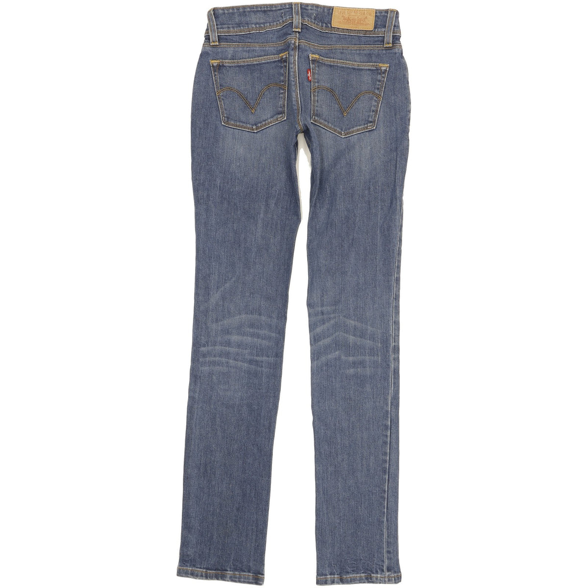 Levi's 571 Women Blue Straight Slim Stretch Jeans W27 L33