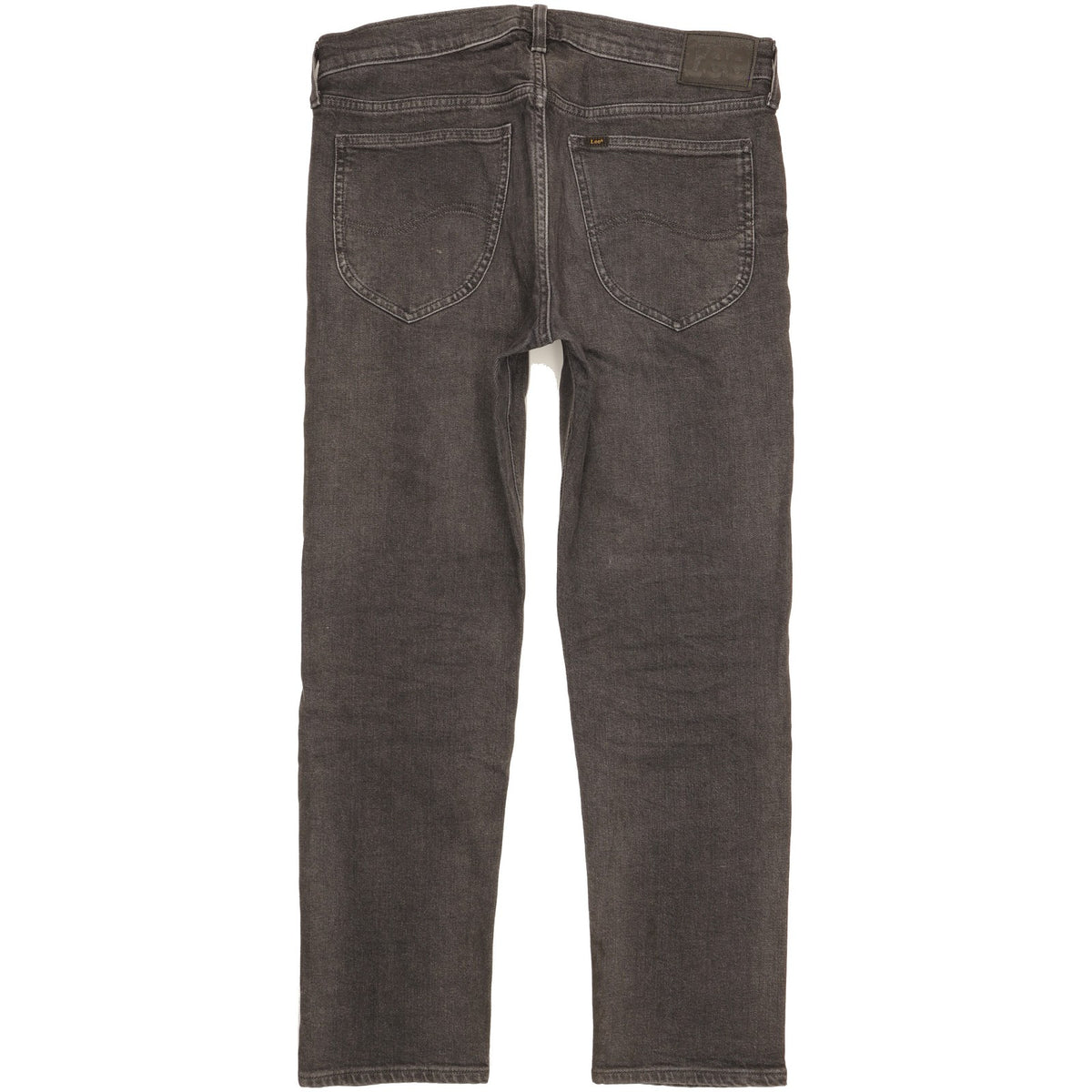 Lee Daren Men Grey Straight Slim Stretch Jeans W33 L30