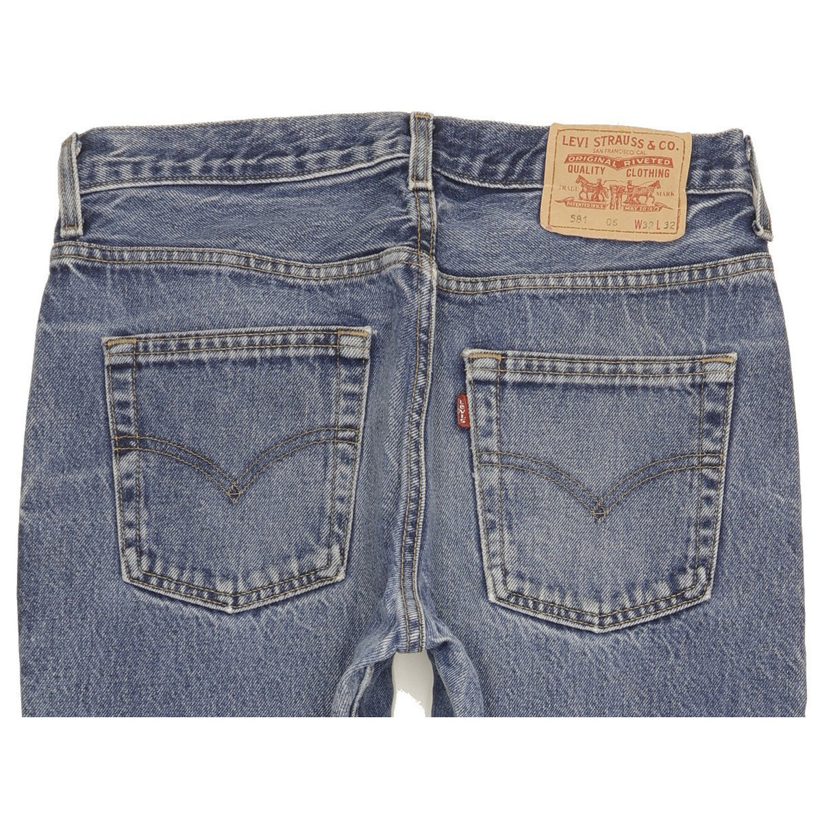 Levi's 581 Men Blue Straight Regular Jeans W32 L31