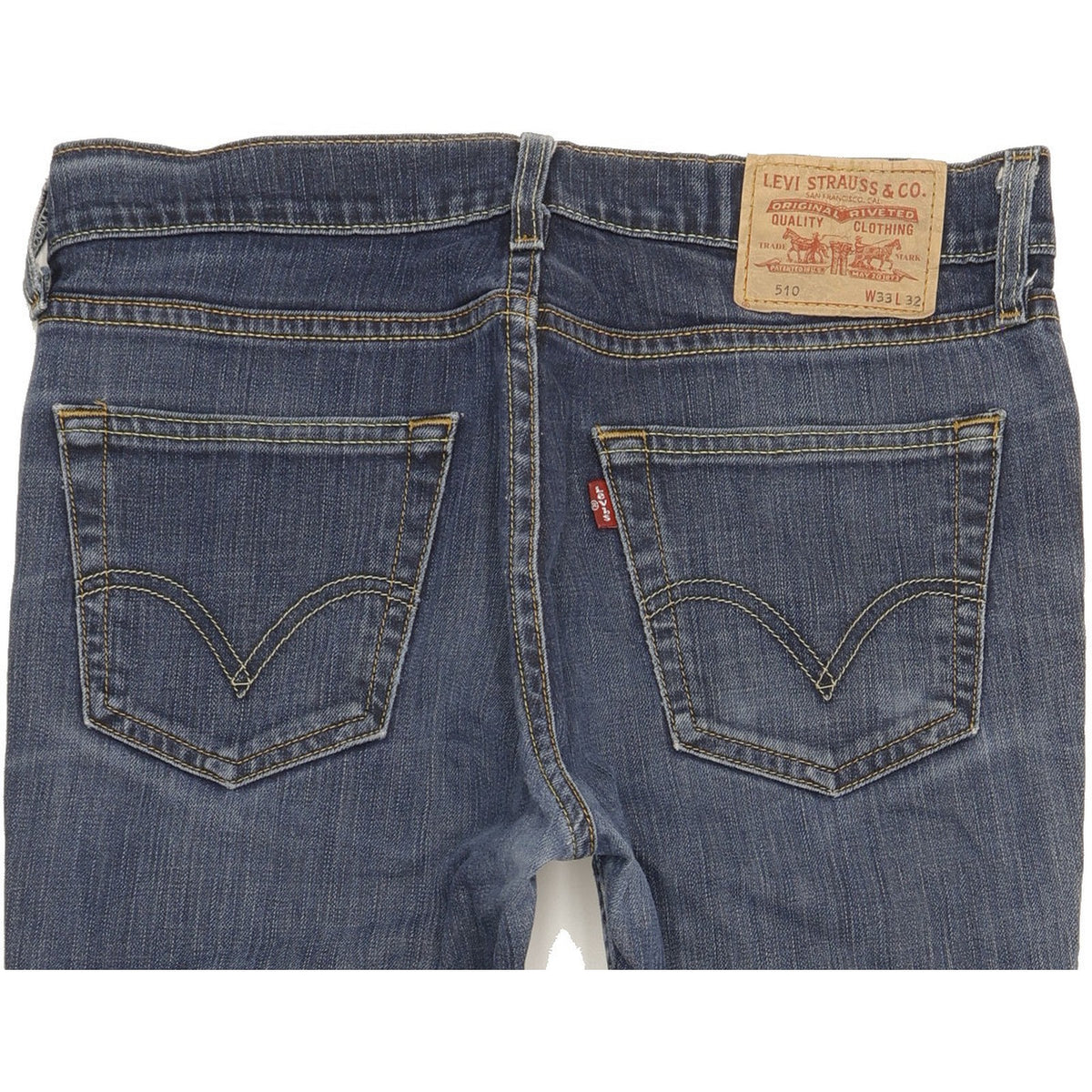 Levi's 510 Men Blue Skinny Slim Stretch Jeans W33 L31