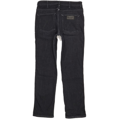Wrangler Arizona Men Black Straight Regular Stretch Jeans W34 L32