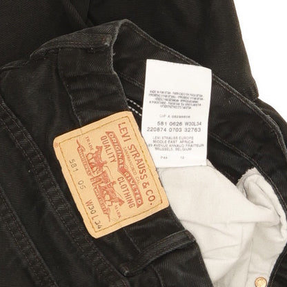 Levi's 581 Men Brown Straight Regular Jeans W30 L33