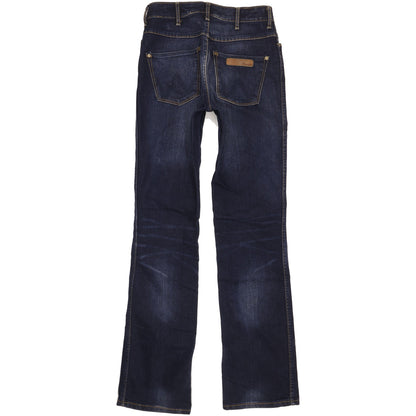 Wrangler Tina Women Blue Bootcut Slim Stretch Jeans W28 L34