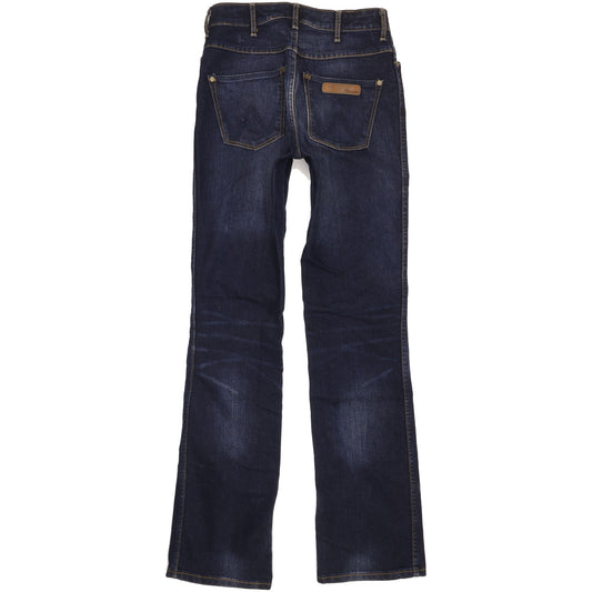 Wrangler Tina Women Blue Bootcut Slim Stretch Jeans W28 L34