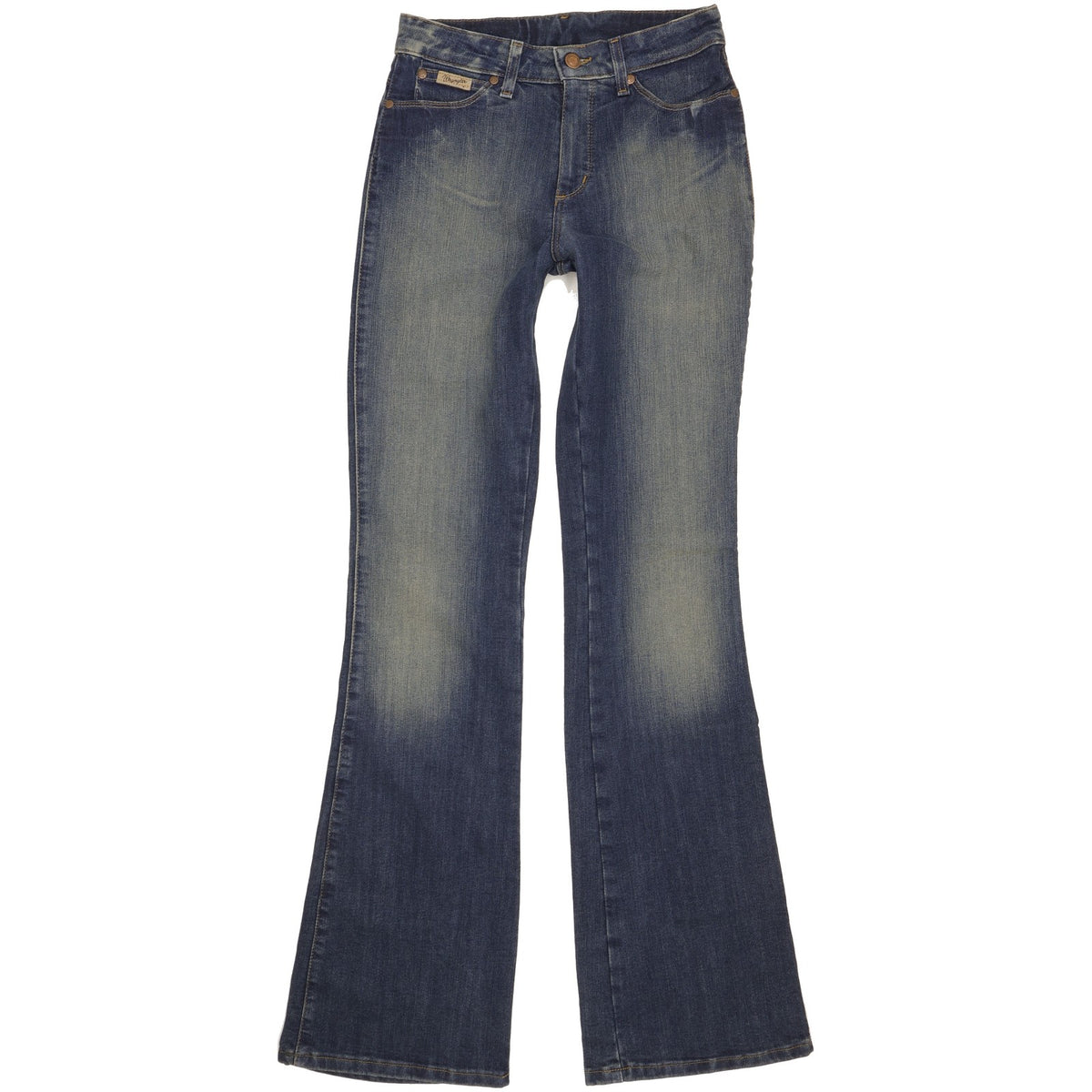 Wrangler Women Blue Bootcut Slim Jeans W28 L34