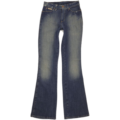 Wrangler Women Blue Bootcut Slim Jeans W28 L34