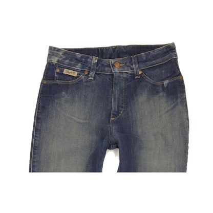 Wrangler Women Blue Bootcut Slim Jeans W28 L34