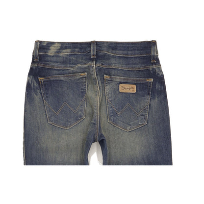 Wrangler Women Blue Bootcut Slim Jeans W28 L34