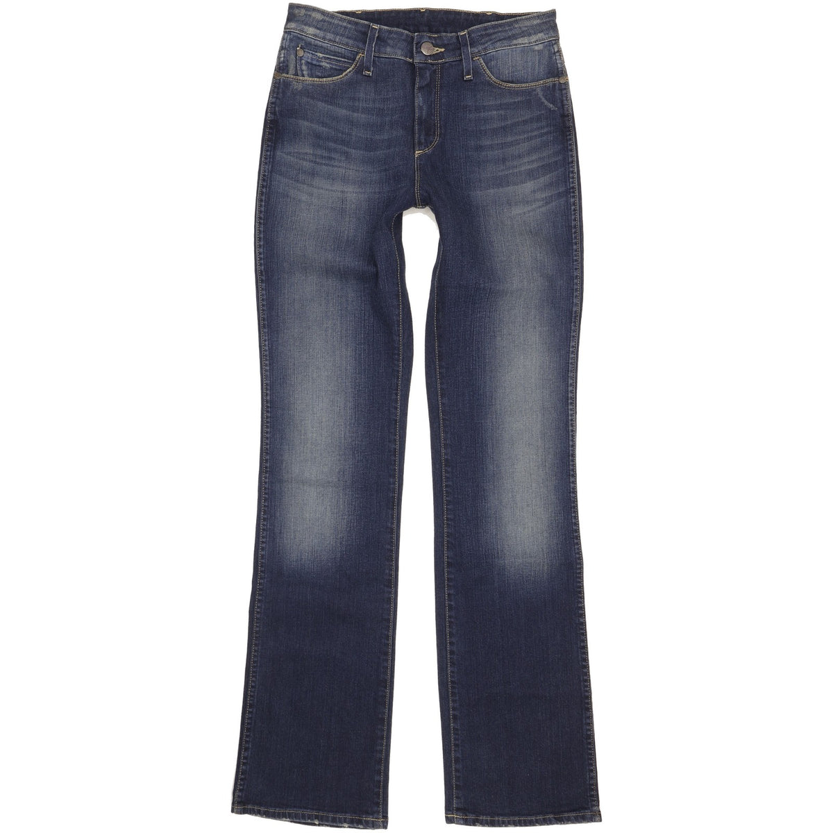 Wrangler Tina Women Blue Bootcut Slim Stretch Jeans W28 L33