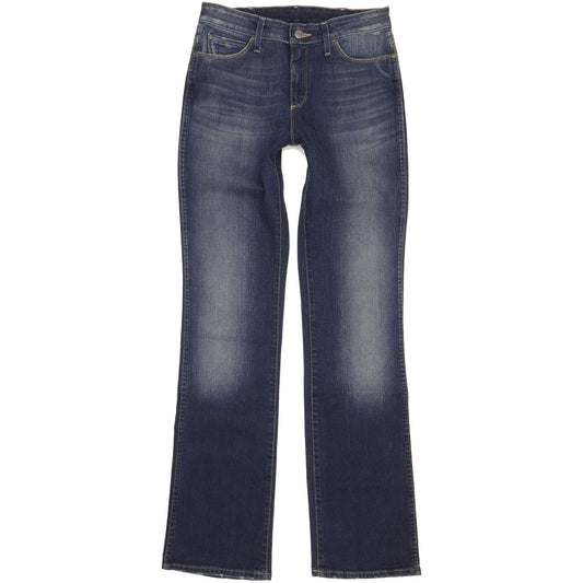 Wrangler Tina Women Blue Bootcut Slim Stretch Jeans W28 L33