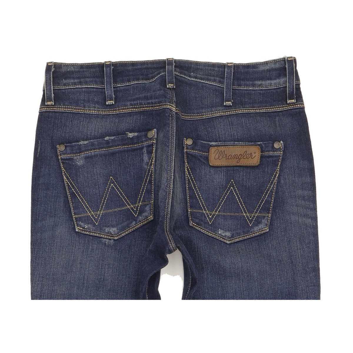 Wrangler Tina Women Blue Bootcut Slim Stretch Jeans W28 L33