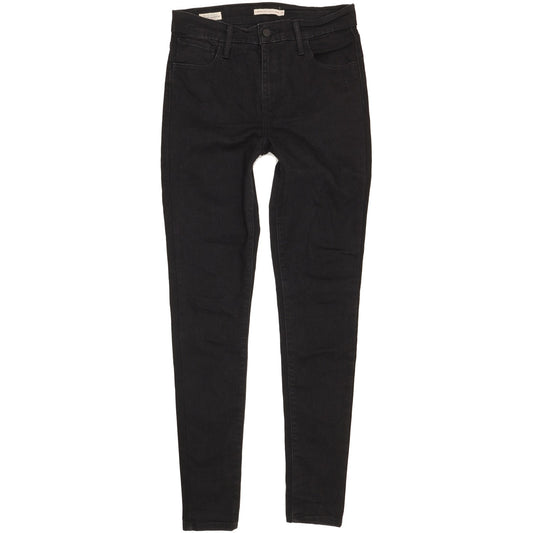 Levi's 720 Black Skinny Slim Stretch Jeans High Waisted W29 L32