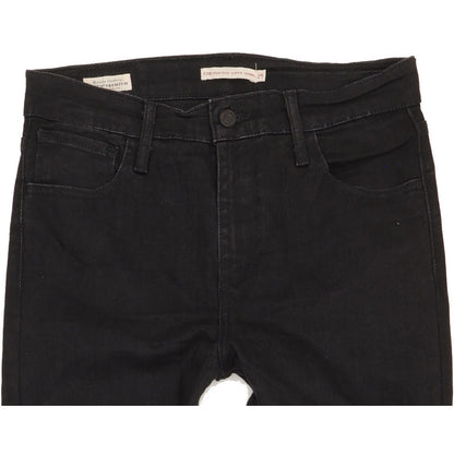 Levi's 720 Black Skinny Slim Stretch Jeans High Waisted W29 L32