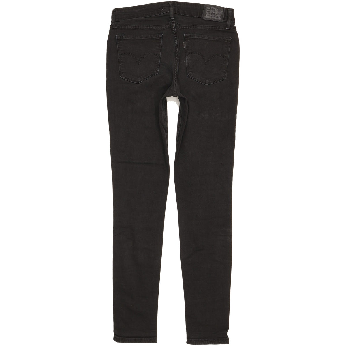 Levi's 711 Women Black Skinny Slim Stretch Jeans W29 L31
