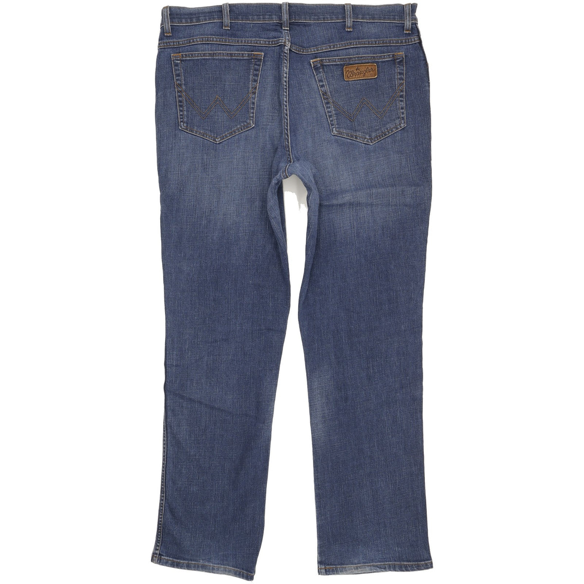 Wrangler Texas Men Blue Straight Regular Stretch Jeans W40 L33