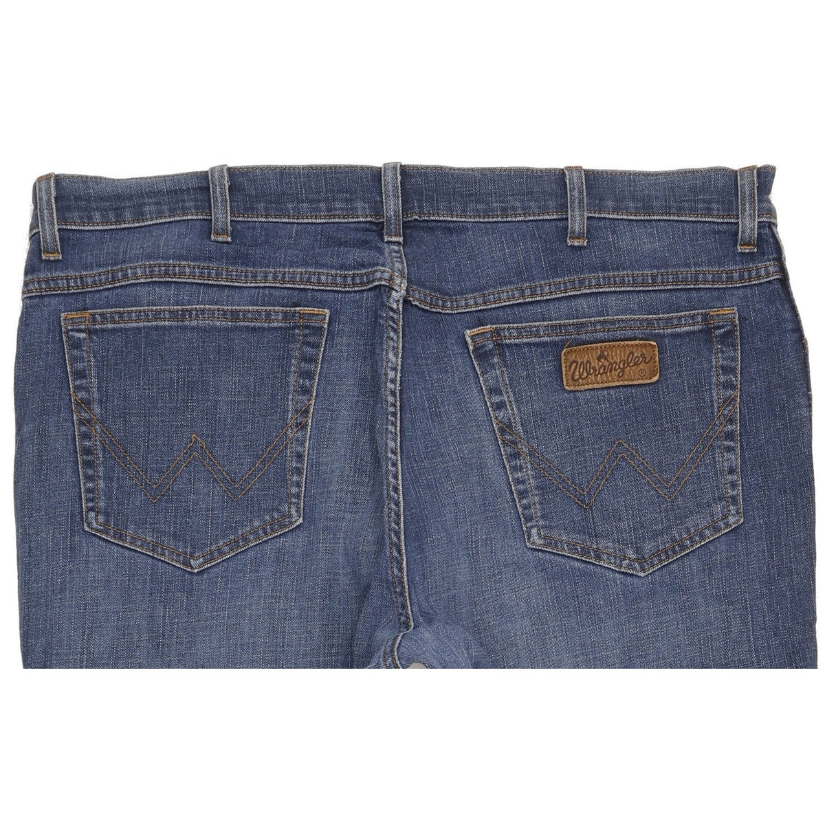 Wrangler Texas Men Blue Straight Regular Stretch Jeans W40 L33