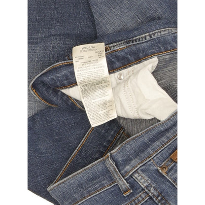 Wrangler Texas Men Blue Straight Regular Stretch Jeans W40 L33