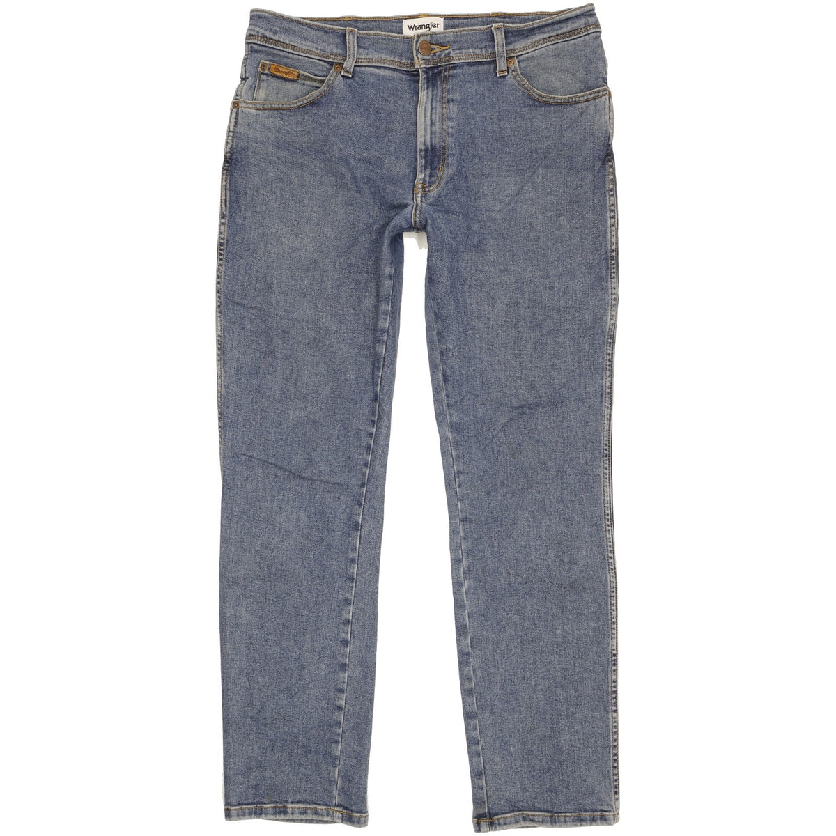 Wrangler Texas Men Blue Straight Regular Stretch Jeans W34 L31