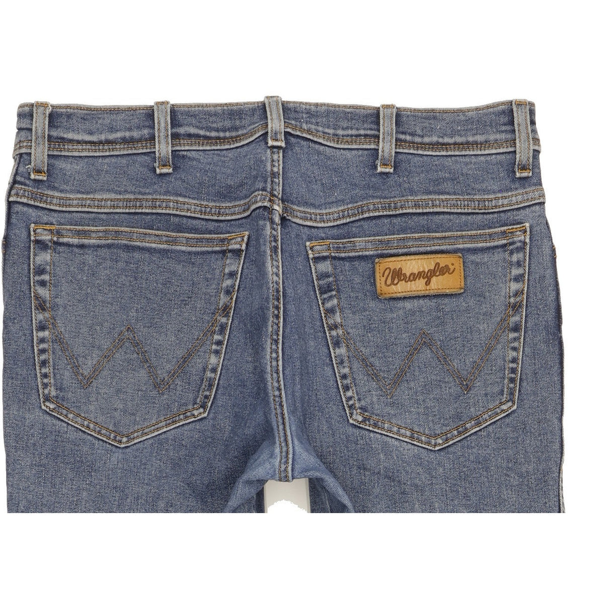 Wrangler Texas Men Blue Straight Regular Stretch Jeans W34 L31