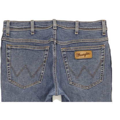 Wrangler Texas Men Blue Straight Regular Stretch Jeans W34 L31
