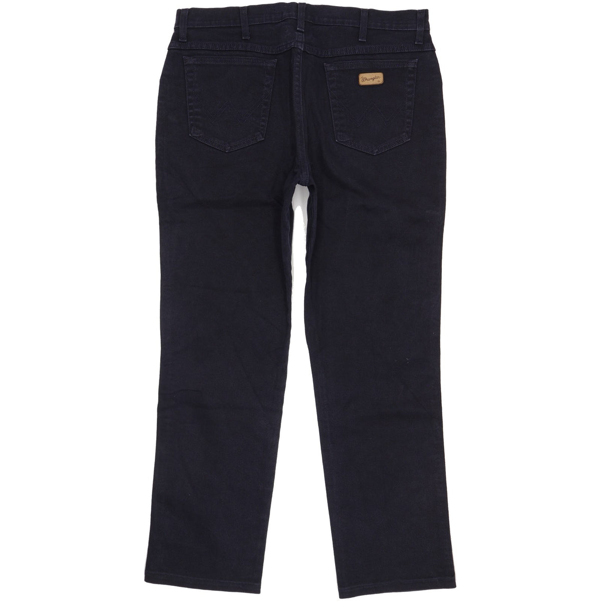 Wrangler Men Black Straight Regular Jeans W36 L31