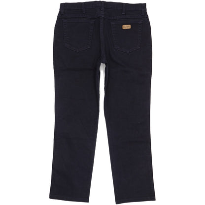 Wrangler Men Black Straight Regular Jeans W36 L31