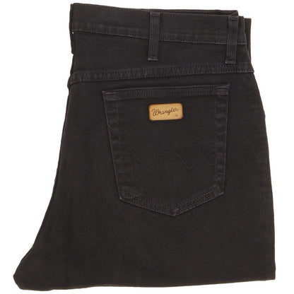 Wrangler Men Black Straight Regular Jeans W36 L31