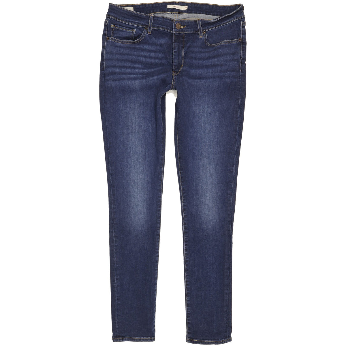 Levi's 711 Women Blue Skinny Slim Stretch Jeans W32 L32