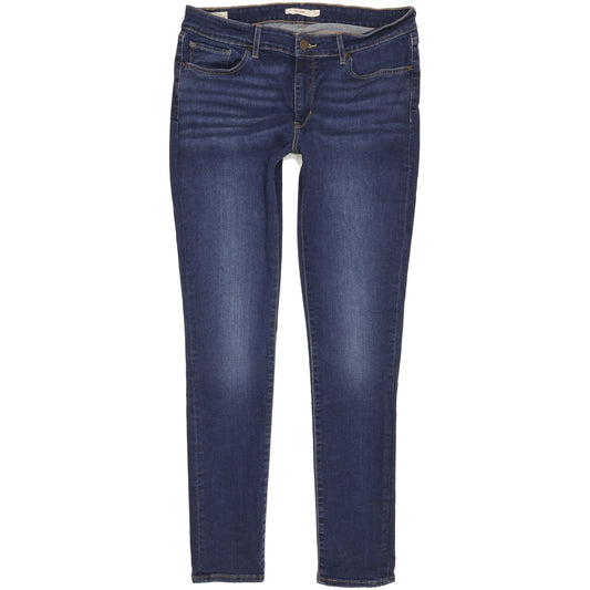 Levi's 711 Women Blue Skinny Slim Stretch Jeans W32 L32