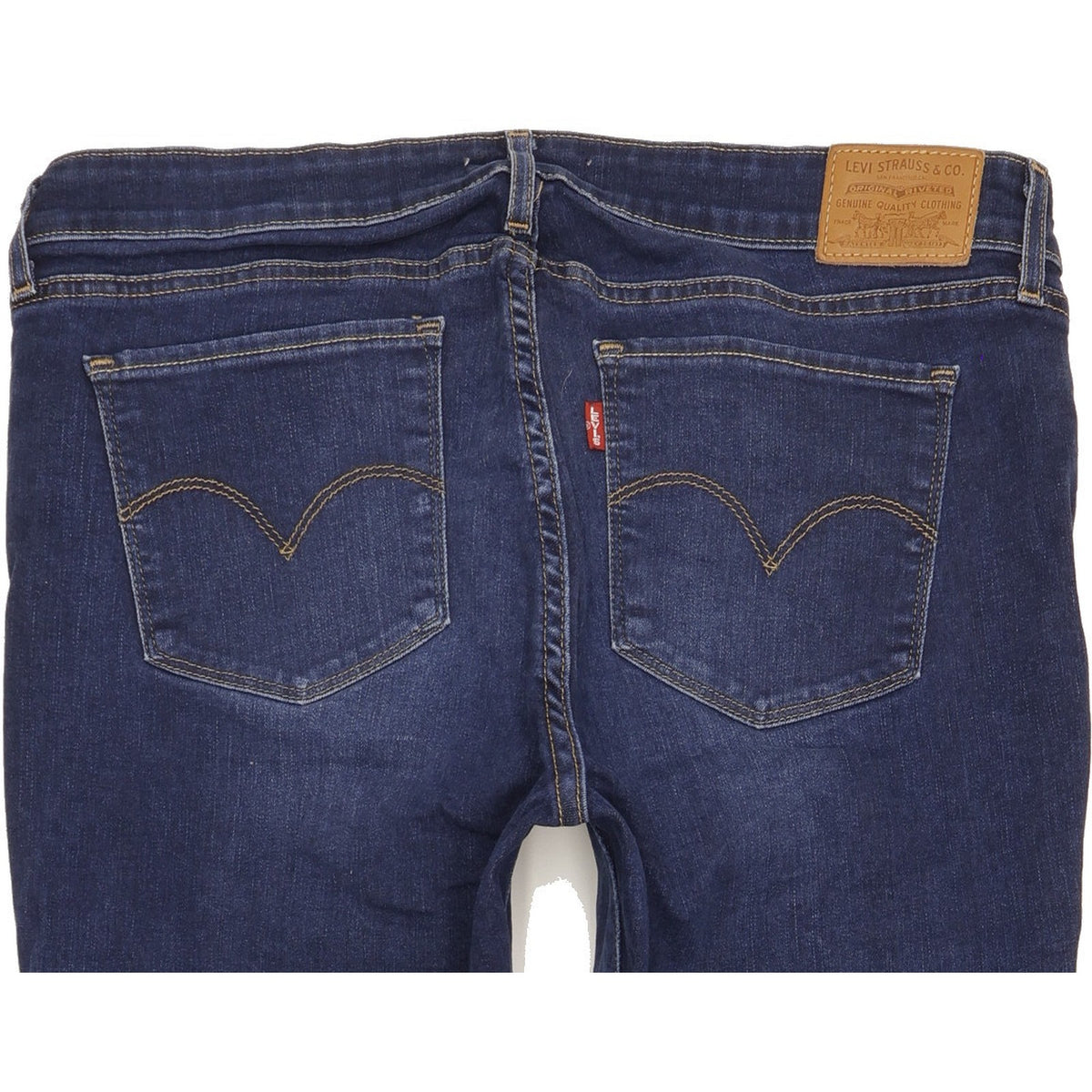 Levi's 711 Women Blue Skinny Slim Stretch Jeans W32 L32