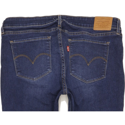 Levi's 711 Women Blue Skinny Slim Stretch Jeans W32 L32