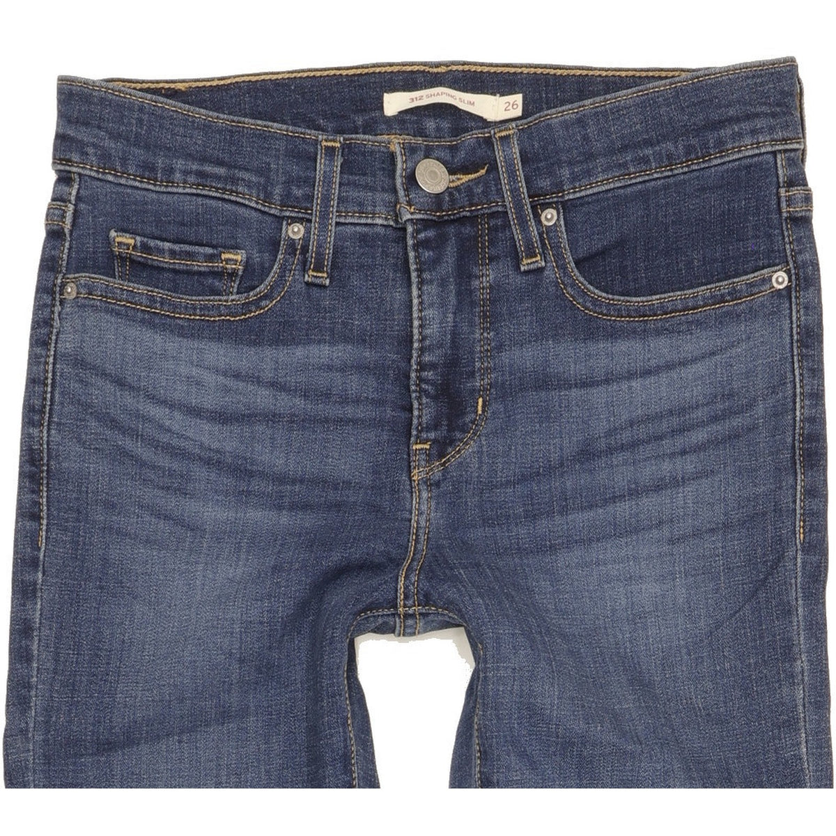 Levi's 312 Shaping Women Blue Skinny Slim Stretch Jeans W26 L30