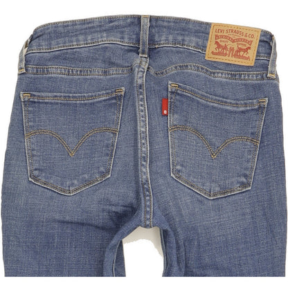 Levi's 711 Women Blue Skinny Slim Stretch Jeans W26 L30