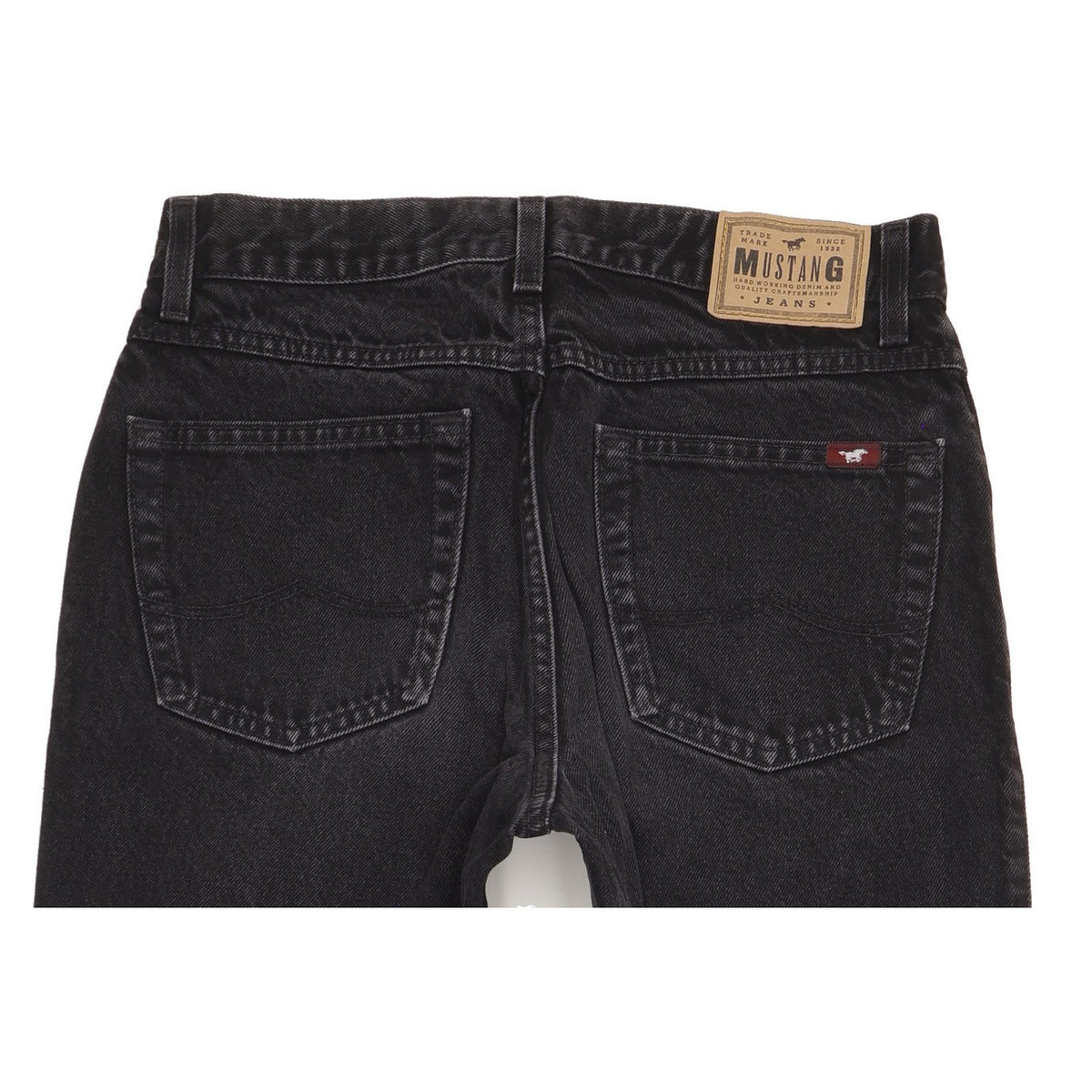 Mustang Michigan Men Black Straight Regular Jeans W31 L31