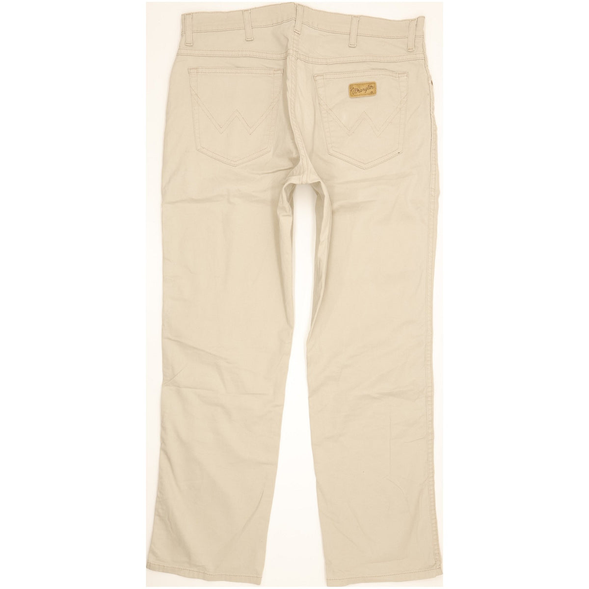 Wrangler Texas Men Beige Straight Regular Stretch Jeans W36 L30