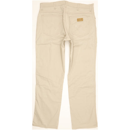 Wrangler Texas Men Beige Straight Regular Stretch Jeans W36 L30