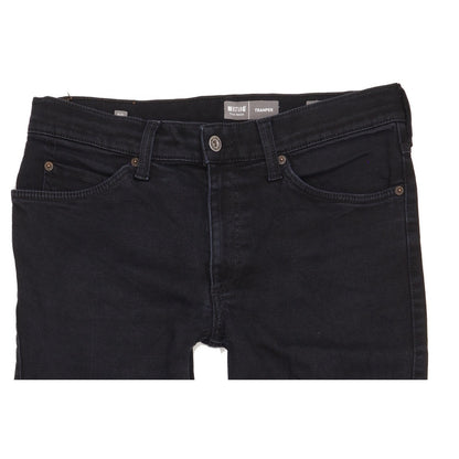Mustang Tramper Men Black Straight Slim Stretch Jeans W34 L29