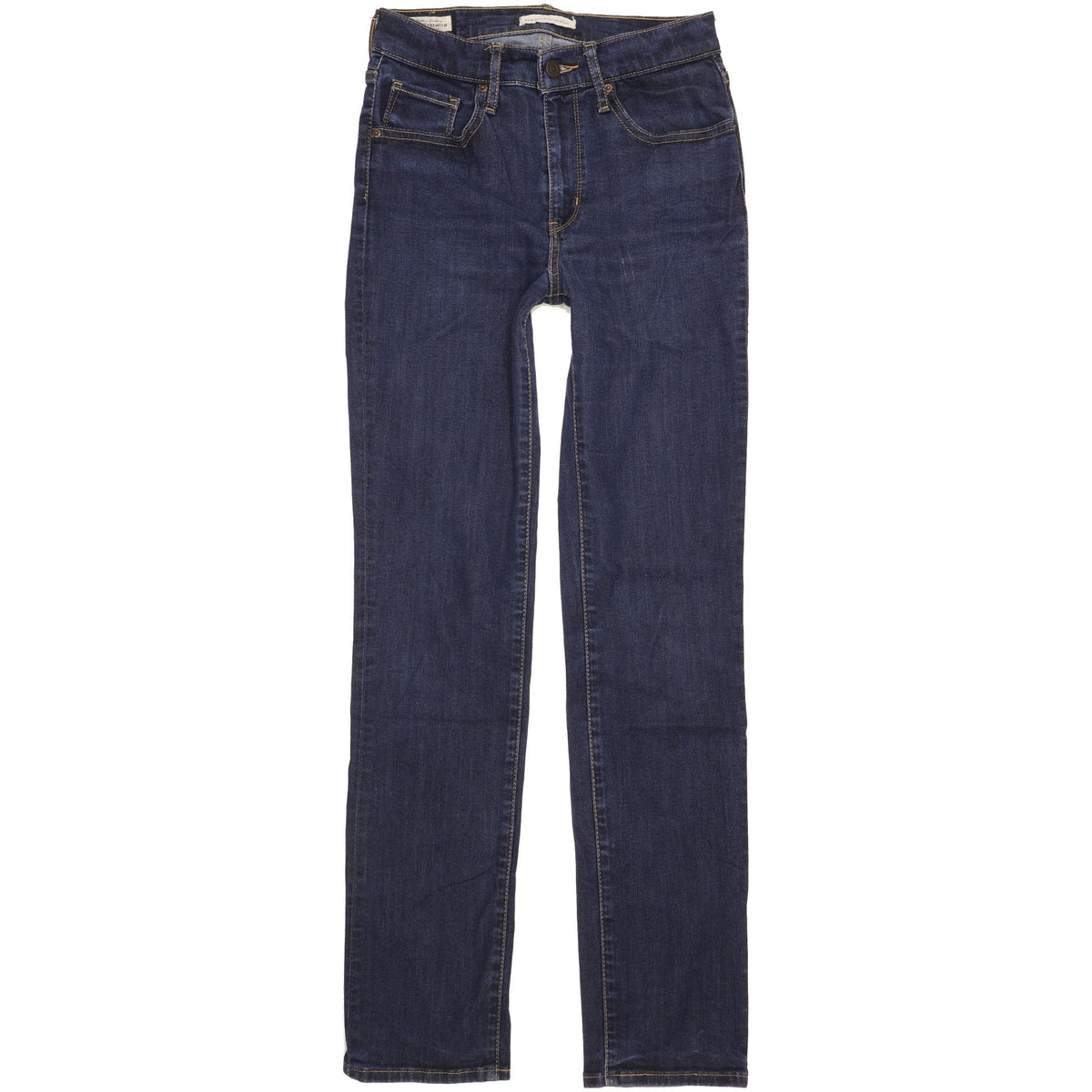 Levi's 724 Women Blue Straight Slim Stretch Jeans W28 L32