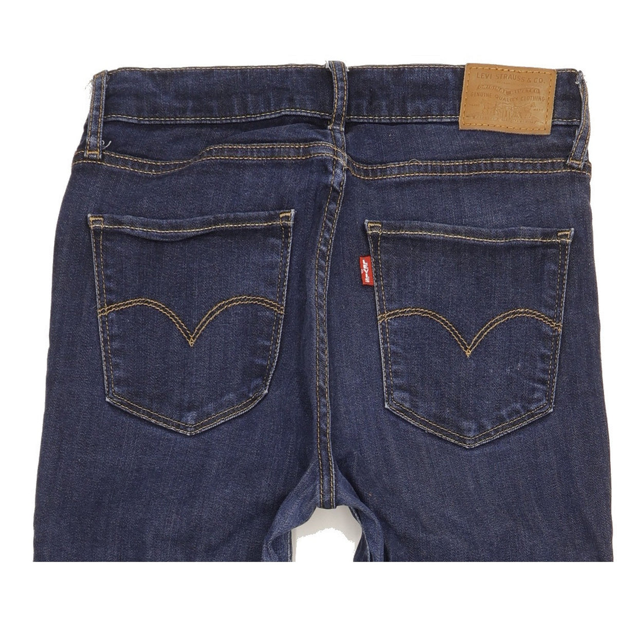 Levi's 724 Women Blue Straight Slim Stretch Jeans W28 L32