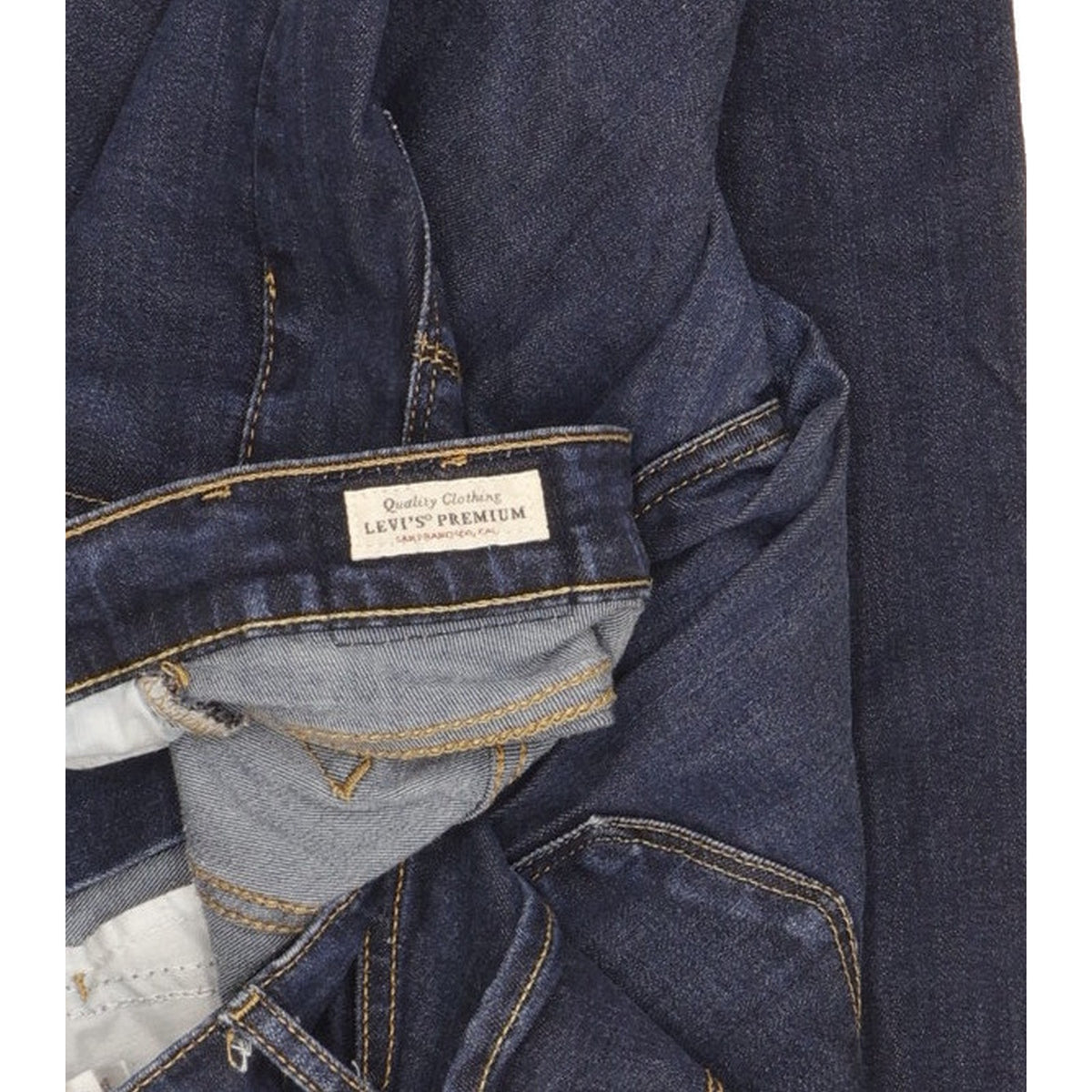 Levi's 724 Women Blue Straight Slim Stretch Jeans W28 L32