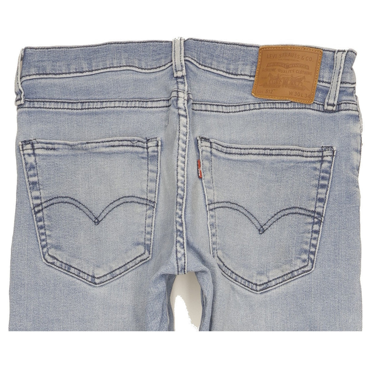 Levi's 512 Men Blue Tapered Slim Stretch Jeans W30 L32