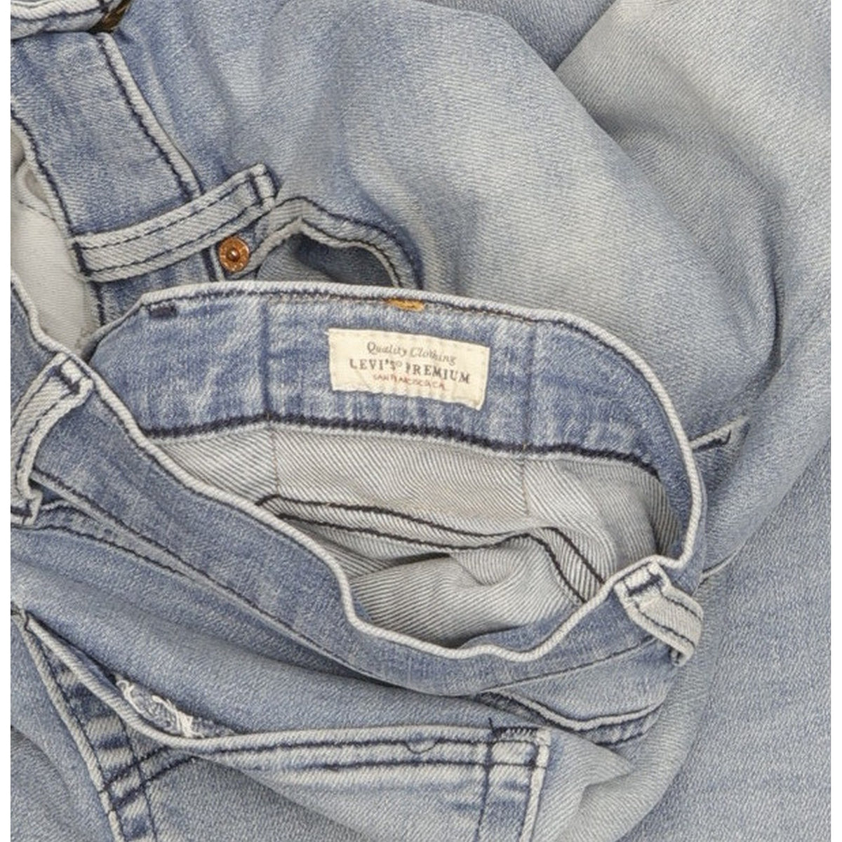 Levi's 512 Men Blue Tapered Slim Stretch Jeans W30 L32