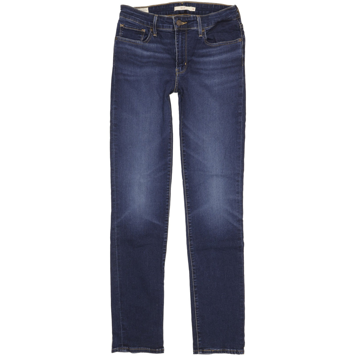 Levi's 712 Men Blue Straight Slim Stretch Jeans W30 L34